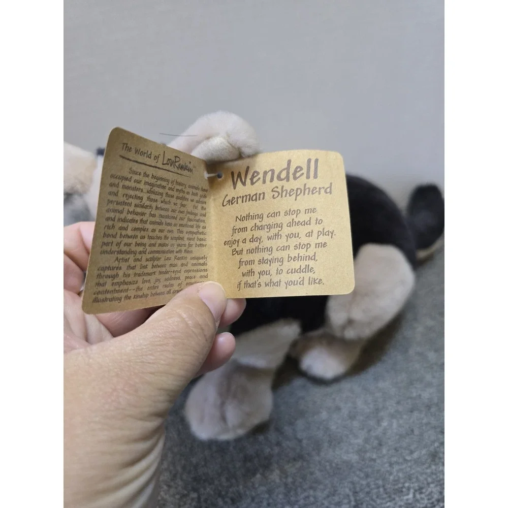 Dakin Lou Rankin RETIRED RARE German Shepherd Plush Wendell Collectible
